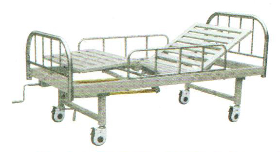 ZX-208-不锈钢高低床头双升护理床